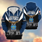 Premium US Veterans Zip Hoodie BPHN011012, Gifts For US Veterans, Gifts On Father's Day, Veterans Day. - Image 28