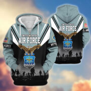 Premium US Veterans Zip Hoodie BPHN011012, Gifts For US Veterans, Gifts On Father's Day, Veterans Day. - Image 25