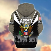 Premium US Veterans Zip Hoodie BPHN011012, Gifts For US Veterans, Gifts On Father's Day, Veterans Day. - Image 3