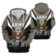 Premium US Veterans Zip Hoodie BPHN011012, Gifts For US Veterans, Gifts On Father's Day, Veterans Day. - Image 4