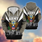 Premium US Veterans Zip Hoodie BPHN011012, Gifts For US Veterans, Gifts On Father's Day, Veterans Day. - Image 4