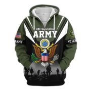 Premium US Veterans Zip Hoodie BPHN011012, Gifts For US Veterans, Gifts On Father's Day, Veterans Day. - Image 5