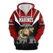 Premium US Veterans Zip Hoodie BPHN011012, Gifts For US Veterans, Gifts On Father's Day, Veterans Day. - Image 17