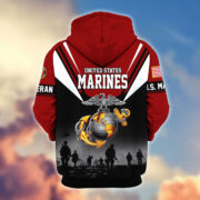 Premium US Veterans Zip Hoodie BPHN011012, Gifts For US Veterans, Gifts On Father's Day, Veterans Day. - Image 18