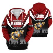 Premium US Veterans Zip Hoodie BPHN011012, Gifts For US Veterans, Gifts On Father's Day, Veterans Day. - Image 19
