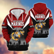 Premium US Veterans Zip Hoodie BPHN011012, Gifts For US Veterans, Gifts On Father's Day, Veterans Day. - Image 19