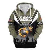 Premium US Veterans Zip Hoodie BPHN011012, Gifts For US Veterans, Gifts On Father's Day, Veterans Day. - Image 20