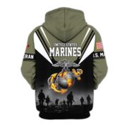 Premium US Veterans Zip Hoodie BPHN011012, Gifts For US Veterans, Gifts On Father's Day, Veterans Day. - Image 21