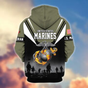 Premium US Veterans Zip Hoodie BPHN011012, Gifts For US Veterans, Gifts On Father's Day, Veterans Day. - Image 21