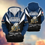 Premium US Veterans Zip Hoodie BPHN011012, Gifts For US Veterans, Gifts On Father's Day, Veterans Day. - Image 16