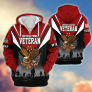 Premium US Veterans Zip Hoodie BPHN011012, Gifts For US Veterans, Gifts On Father's Day, Veterans Day. - Image 37