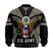 Premium US Veterans Bomber Jacket BPHN190813, Gifts For US Veterans, Gifts On Father's Day, Veterans Day. - Image 2
