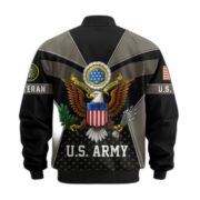 Premium US Veterans Bomber Jacket BPHN190813, Gifts For US Veterans, Gifts On Father's Day, Veterans Day. - Image 3