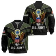 Premium US Veterans Bomber Jacket BPHN190813, Gifts For US Veterans, Gifts On Father's Day, Veterans Day. - Image 7