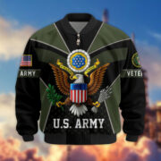 Premium US Veterans Bomber Jacket BPHN190813, Gifts For US Veterans, Gifts On Father's Day, Veterans Day. - Image 5