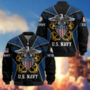 Premium US Veterans Bomber Jacket BPHN190813, Gifts For US Veterans, Gifts On Father's Day, Veterans Day. - Image 13