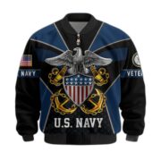 Premium US Veterans Bomber Jacket BPHN190813, Gifts For US Veterans, Gifts On Father's Day, Veterans Day. - Image 11