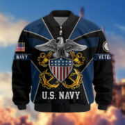 Premium US Veterans Bomber Jacket BPHN190813, Gifts For US Veterans, Gifts On Father's Day, Veterans Day. - Image 11