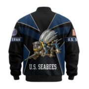 Premium US Veterans Bomber Jacket BPHN190813, Gifts For US Veterans, Gifts On Father's Day, Veterans Day. - Image 15