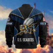 Premium US Veterans Bomber Jacket BPHN190813, Gifts For US Veterans, Gifts On Father's Day, Veterans Day. - Image 15