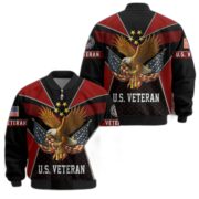 Premium US Veterans Bomber Jacket BPHN190813, Gifts For US Veterans, Gifts On Father's Day, Veterans Day. - Image 37