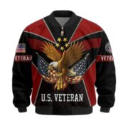 Premium US Veterans Bomber Jacket BPHN190813, Gifts For US Veterans, Gifts On Father's Day, Veterans Day. - Image 35