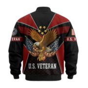 Premium US Veterans Bomber Jacket BPHN190813, Gifts For US Veterans, Gifts On Father's Day, Veterans Day. - Image 36