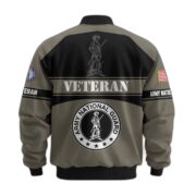 Premium US Veterans Bomber Jacket ATTN270821, Gifts For US Veterans, Gifts On Father's Day, Veterans Day. - Image 10
