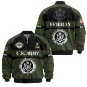 Premium US Veterans Bomber Jacket ATTN270821, Gifts For US Veterans, Gifts On Father's Day, Veterans Day. - Image 5