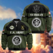 Premium US Veterans Bomber Jacket ATTN270821, Gifts For US Veterans, Gifts On Father's Day, Veterans Day. - Image 5