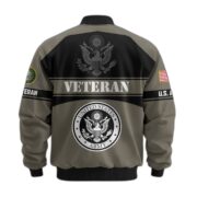 Premium US Veterans Bomber Jacket ATTN270821, Gifts For US Veterans, Gifts On Father's Day, Veterans Day. - Image 4