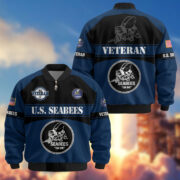 Premium US Veterans Bomber Jacket ATTN270821, Gifts For US Veterans, Gifts On Father's Day, Veterans Day. - Image 14