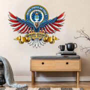 Premium Personalized US Veterans Cut Metal Sign BPVC041010 - Image 4