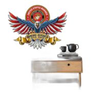 Premium Personalized US Veterans Cut Metal Sign BPVC041010 - Image 3