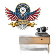 Premium Personalized US Veterans Cut Metal Sign BPVC041010 - Image 2