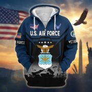 Premium US Veterans Zip Hoodie BPHN011014, Gifts For US Veterans, Gifts On Father's Day, Veterans Day. - Image 27
