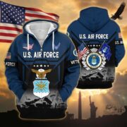 Premium US Veterans Zip Hoodie BPHN011014, Gifts For US Veterans, Gifts On Father's Day, Veterans Day. - Image 26