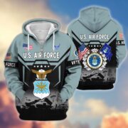 Premium US Veterans Zip Hoodie BPHN011014, Gifts For US Veterans, Gifts On Father's Day, Veterans Day. - Image 23