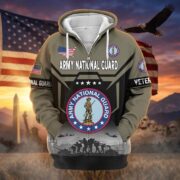 Premium US Veterans Zip Hoodie BPHN011014, Gifts For US Veterans, Gifts On Father's Day, Veterans Day. - Image 9