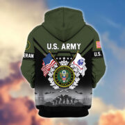 Premium US Veterans Zip Hoodie BPHN011014, Gifts For US Veterans, Gifts On Father's Day, Veterans Day. - Image 7
