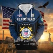 Premium US Veterans Zip Hoodie BPHN011014, Gifts For US Veterans, Gifts On Father's Day, Veterans Day. - Image 30