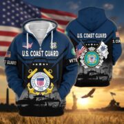 Premium US Veterans Zip Hoodie BPHN011014, Gifts For US Veterans, Gifts On Father's Day, Veterans Day. - Image 29