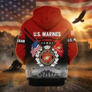 Premium US Veterans Zip Hoodie BPHN011014, Gifts For US Veterans, Gifts On Father's Day, Veterans Day. - Image 19