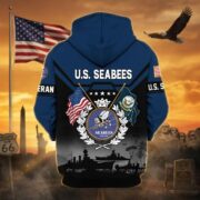 Premium US Veterans Zip Hoodie BPHN011014, Gifts For US Veterans, Gifts On Father's Day, Veterans Day. - Image 16