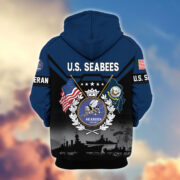 Premium US Veterans Zip Hoodie BPHN011014, Gifts For US Veterans, Gifts On Father's Day, Veterans Day. - Image 16