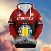 Premium US Veterans Zip Hoodie BPHN011014, Gifts For US Veterans, Gifts On Father's Day, Veterans Day. - Image 39