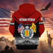 Premium US Veterans Zip Hoodie BPHN011014, Gifts For US Veterans, Gifts On Father's Day, Veterans Day. - Image 40