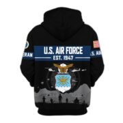 Premium US Veterans Zip Hoodie BPHN021011, Gifts For US Veterans, Gifts On Father's Day, Veterans Day. - Image 27