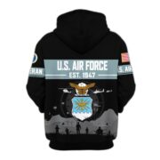 Premium US Veterans Zip Hoodie BPHN021011, Gifts For US Veterans, Gifts On Father's Day, Veterans Day. - Image 24