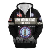 Premium US Veterans Zip Hoodie BPHN021011, Gifts For US Veterans, Gifts On Father's Day, Veterans Day. - Image 8